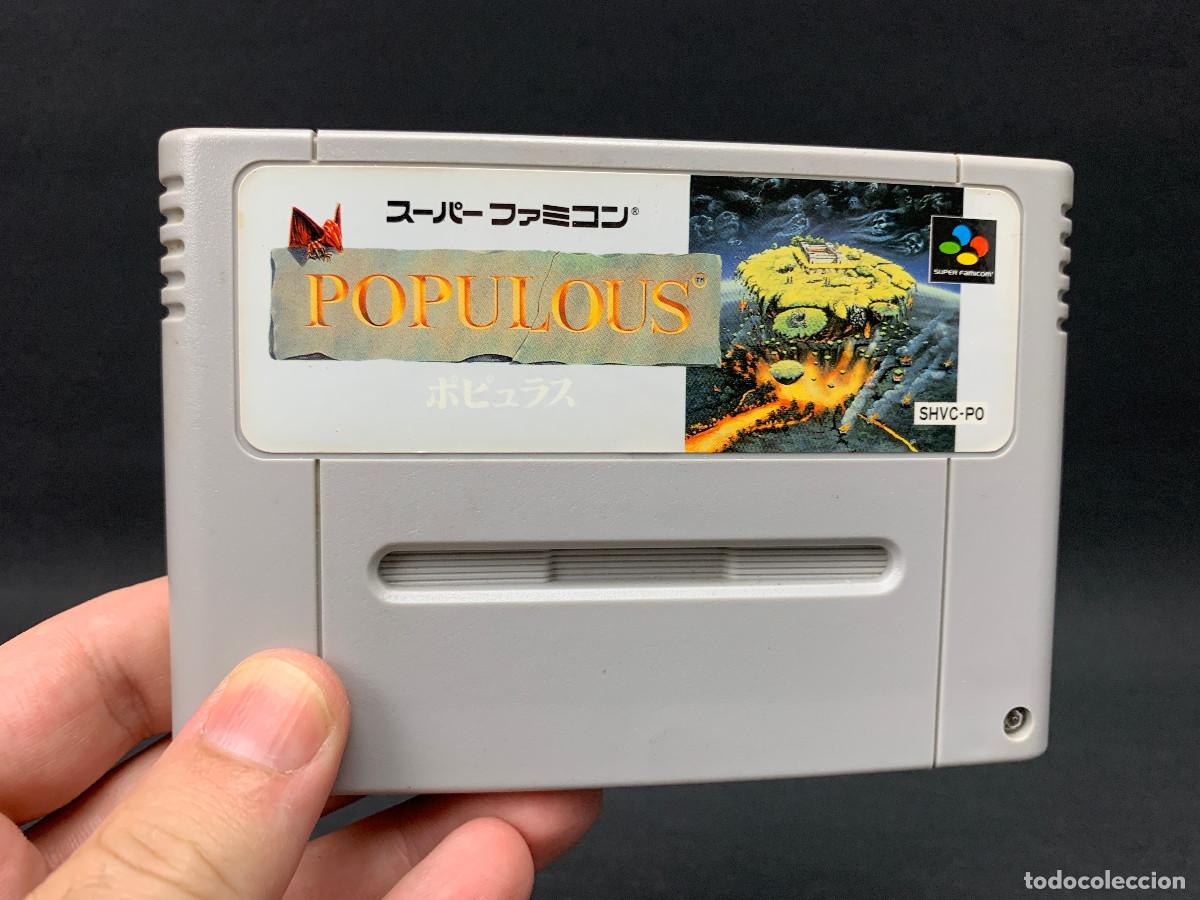 Videojuegos y consolas: Populous | Super Famicom | SHVC-PO | Probado