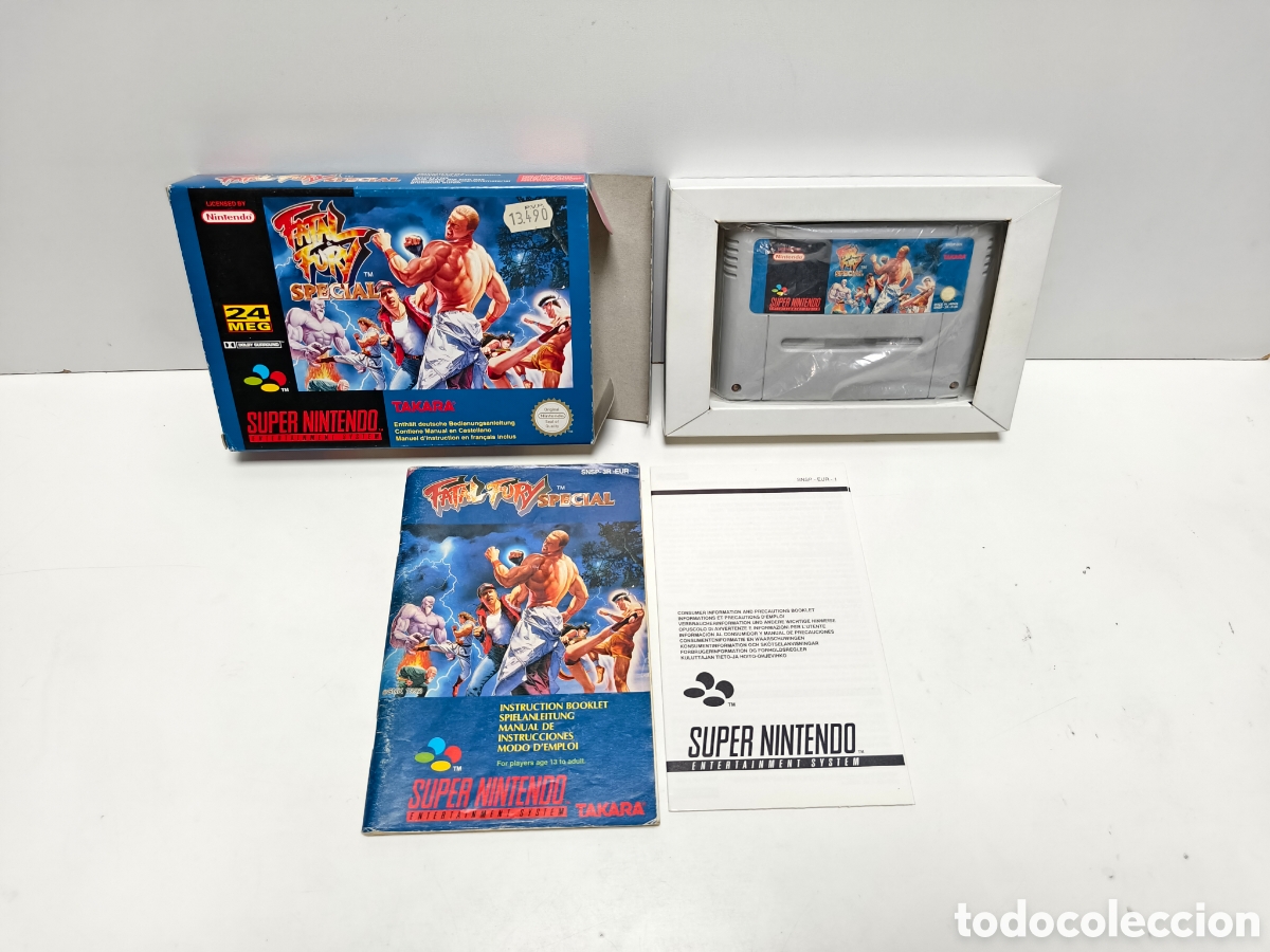 Videojuegos y consolas: Fatal Fury Special super nintendo SNES