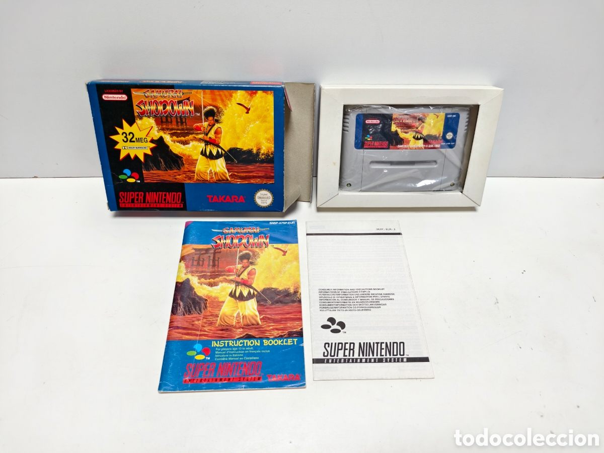 Videojuegos y consolas: Samurai Shodown super nintendo SNES