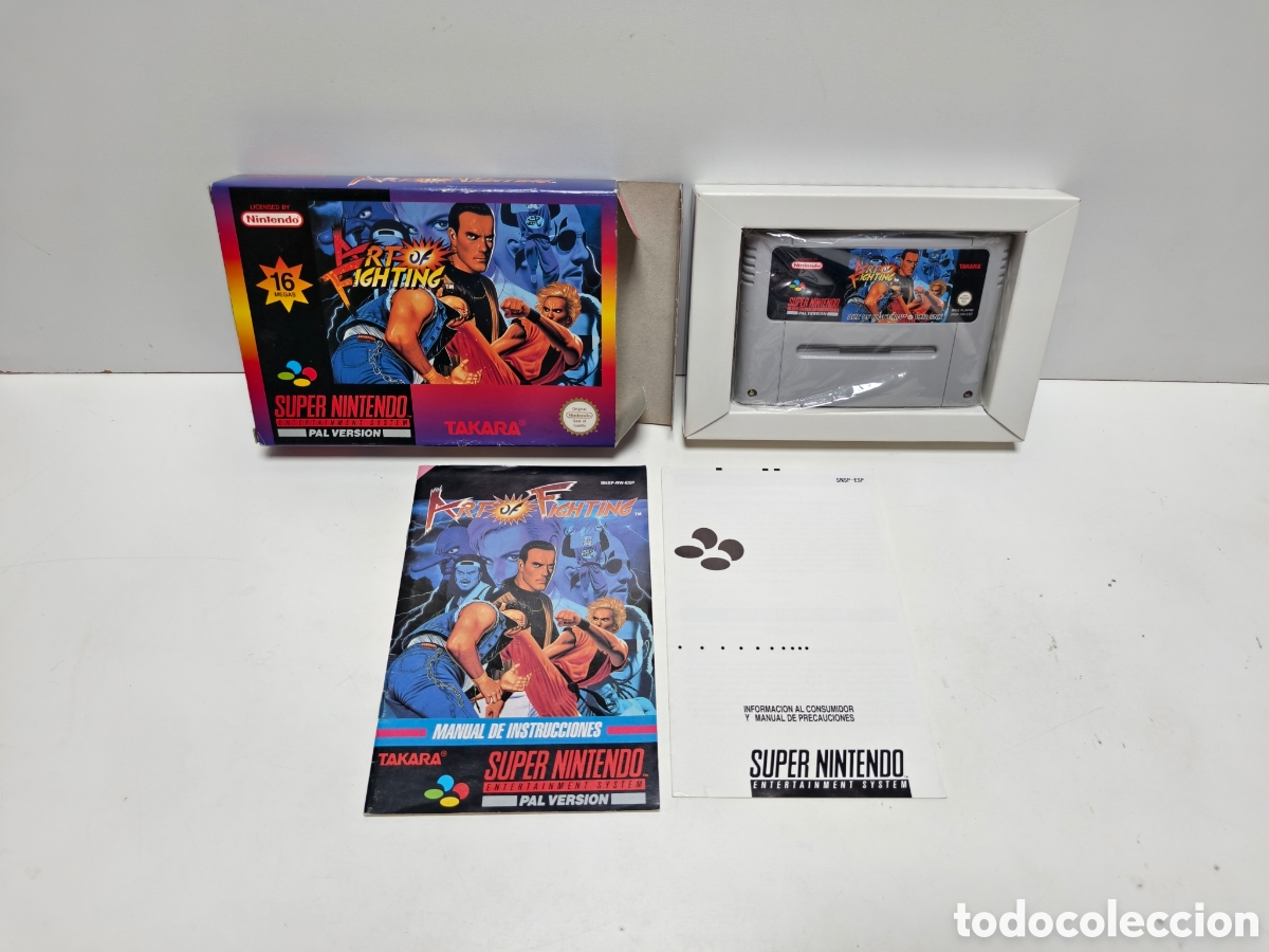 Videojuegos y consolas: Art of Fighting super nintendo SNES