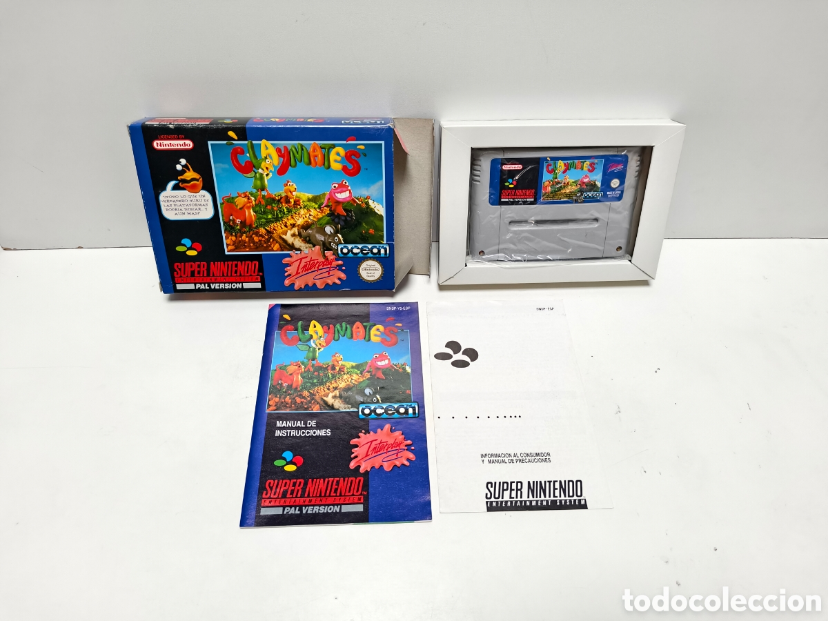 Videojuegos y consolas: Claymates super nintendo SNES