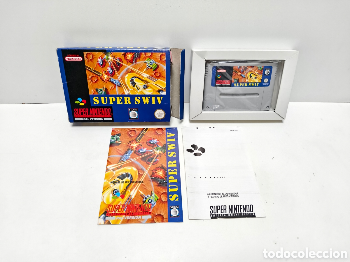 Videojuegos y consolas: Super Swiv super nintendo SNES
