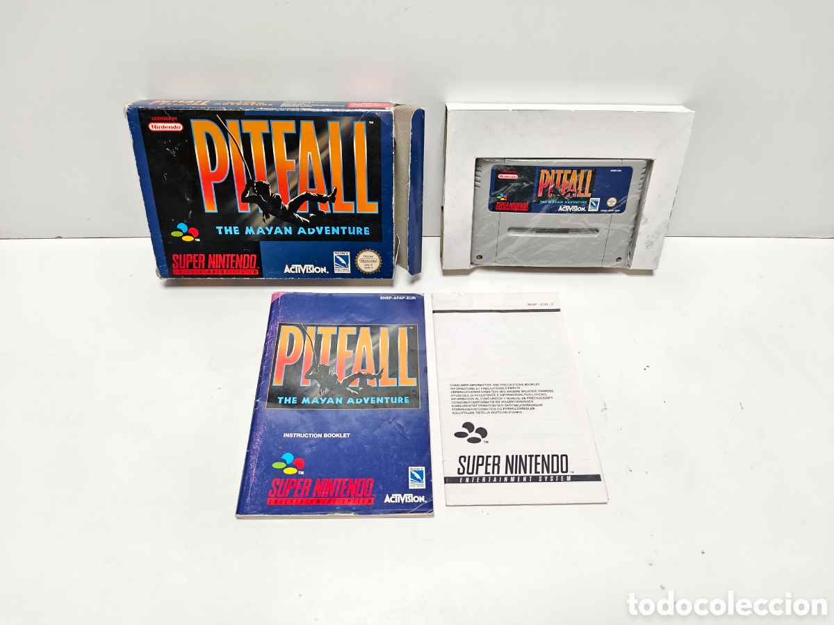 Videojuegos y consolas: Pitfall the mayan adventure super nintendo SNES
