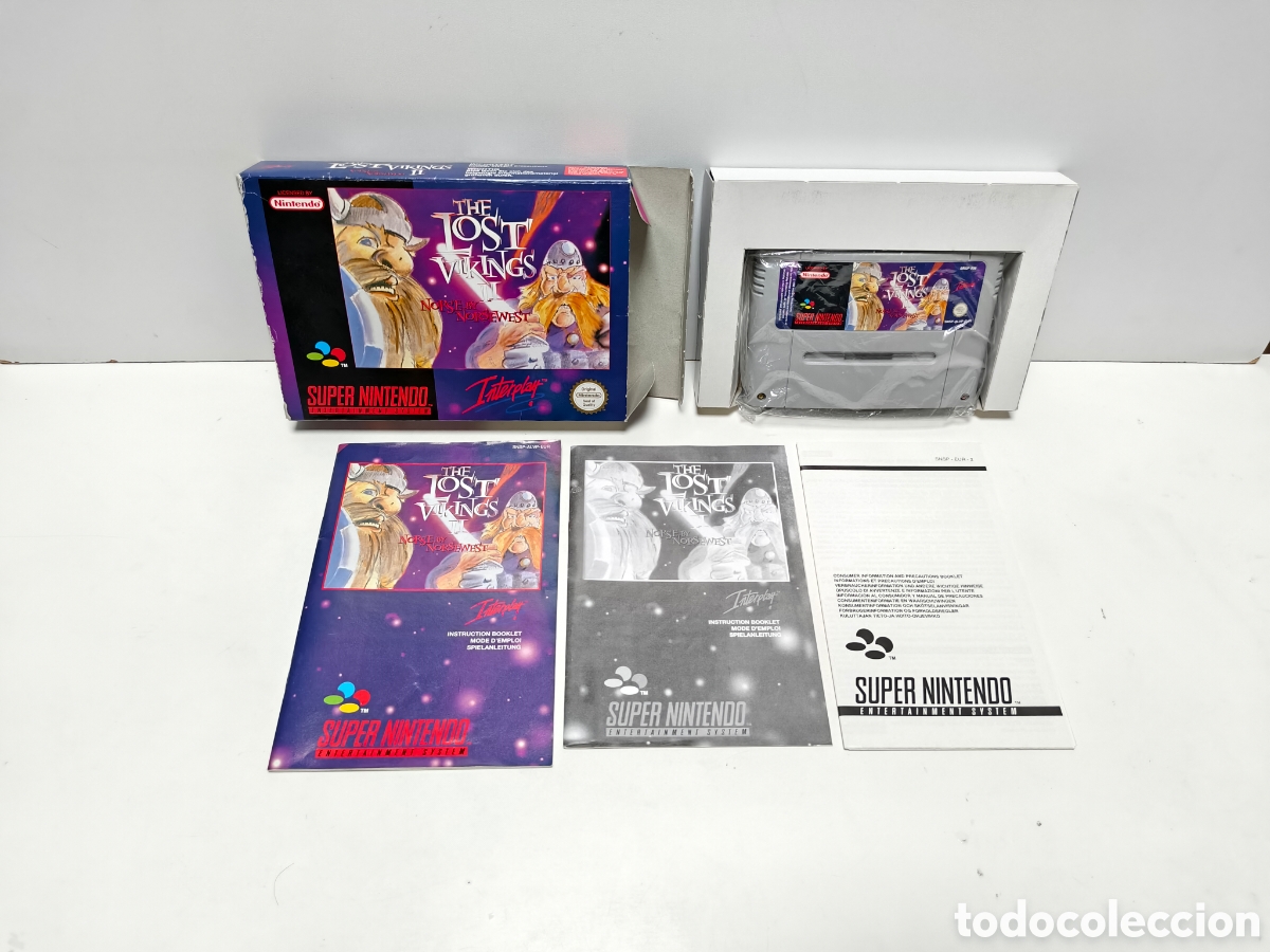 Videojuegos y consolas: The Lost Vikings II super nintendo SNES