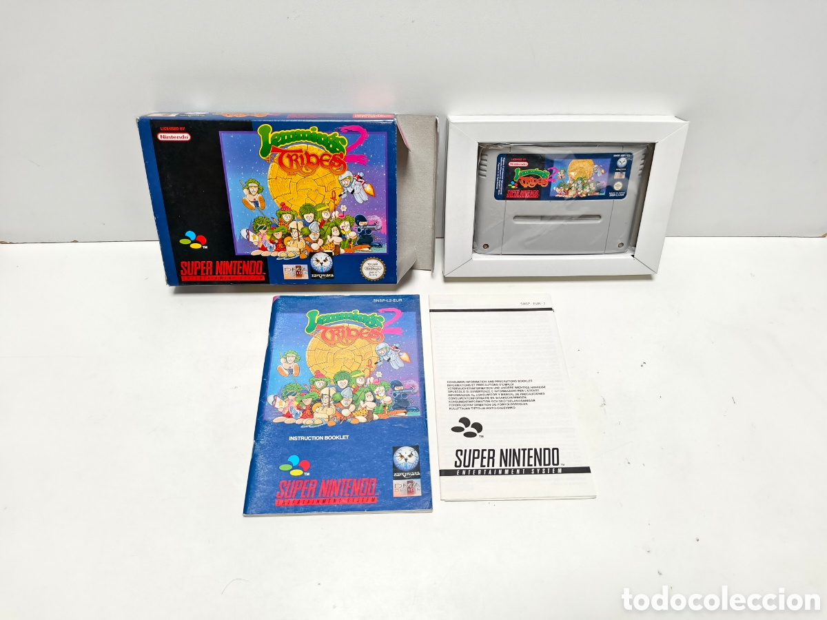 Videojuegos y consolas: Lemmings 2 Tribes super nintendo SNES