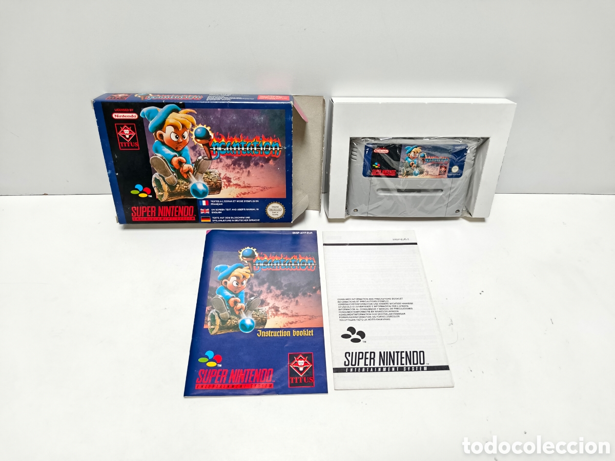 Videojuegos y consolas: Incantation super nintendo SNES