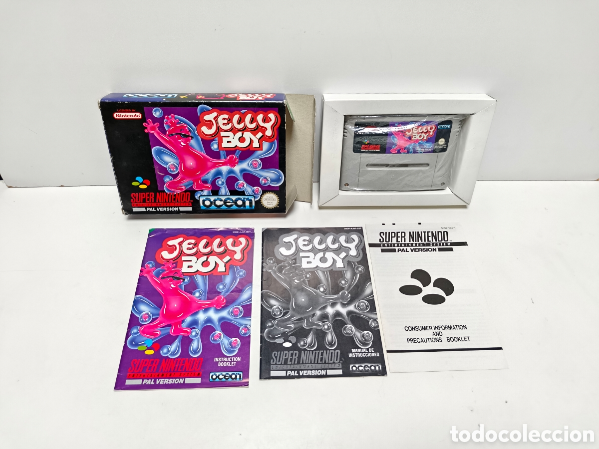 Videojuegos y consolas: Jelly Boy super nintendo SNES
