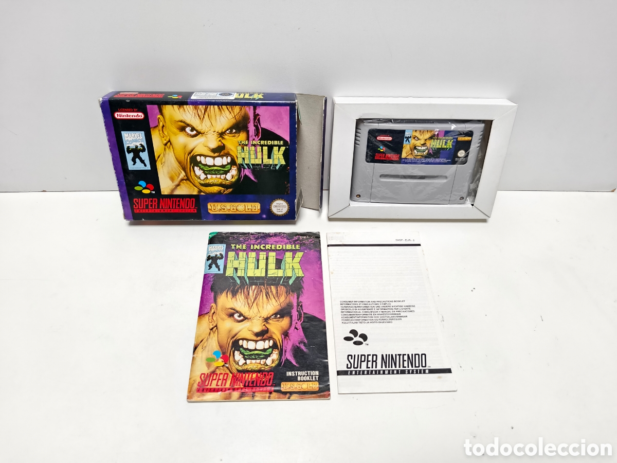 Videojuegos y consolas: Hulk super nintendo SNES