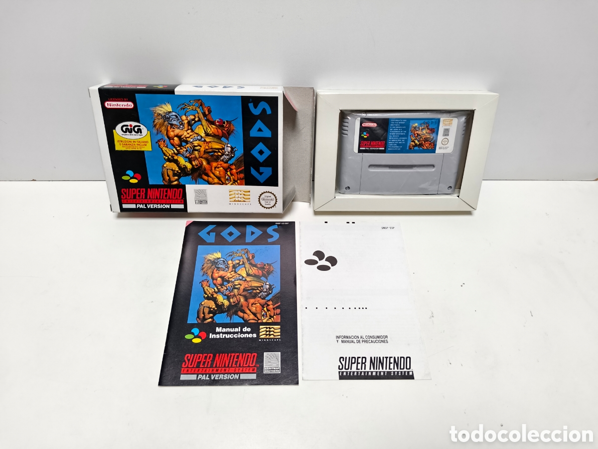 Videojuegos y consolas: Gods super nintendo SNES