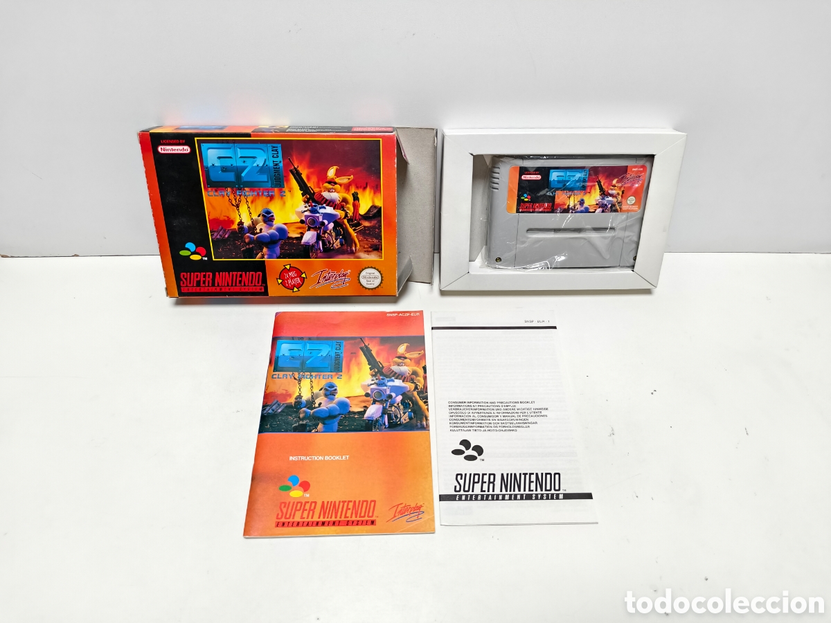 Videojuegos y consolas: Clayfighter clay fighter 2 super nintendo SNES