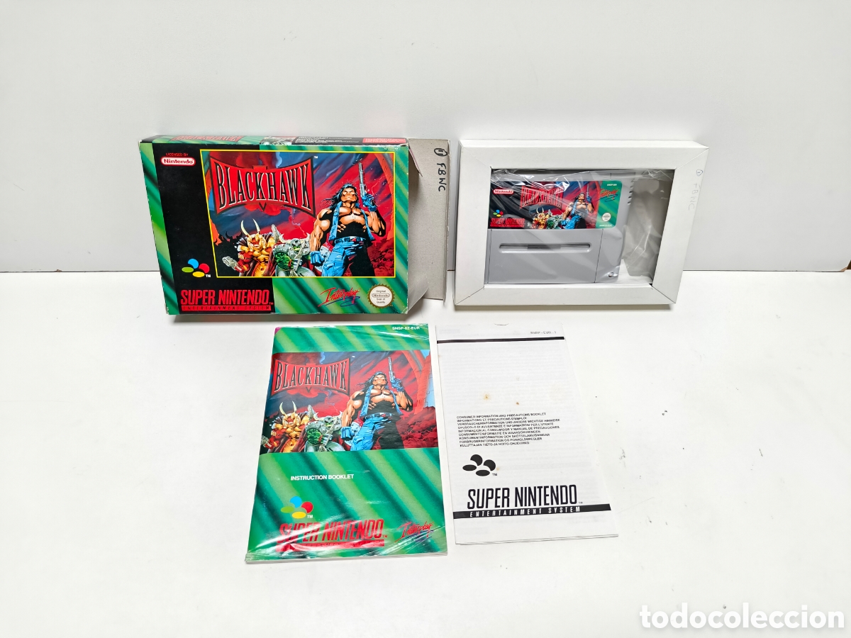 Videojuegos y consolas: Black Hawk super nintendo SNES