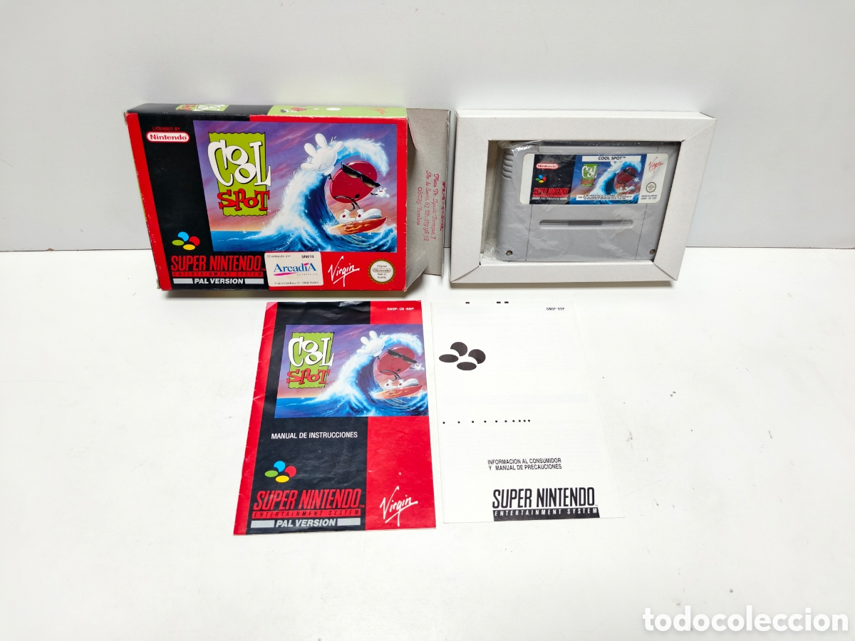 Videojuegos y consolas: Cool Spot super nintendo SNES