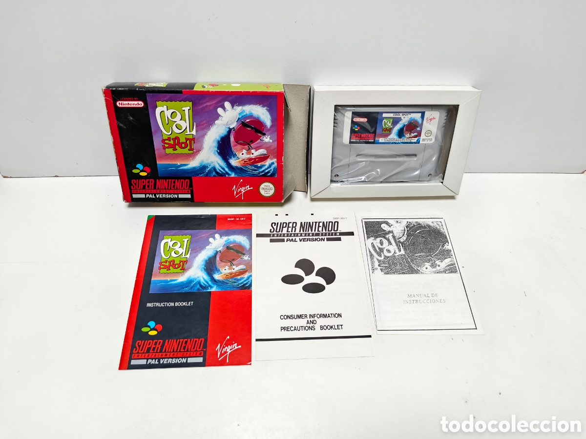 Videojuegos y consolas: Cool Spot super nintendo SNES