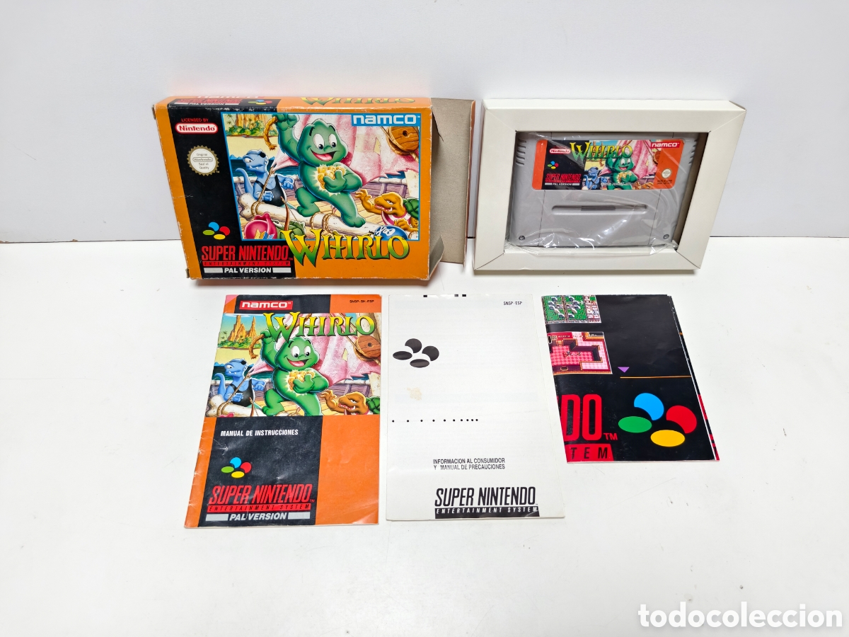 Videojuegos y consolas: Whirlo super nintendo SNES