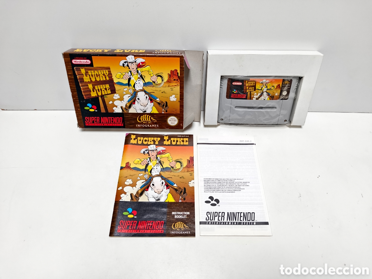 Videojuegos y consolas: Lucky Luke super nintendo SNES