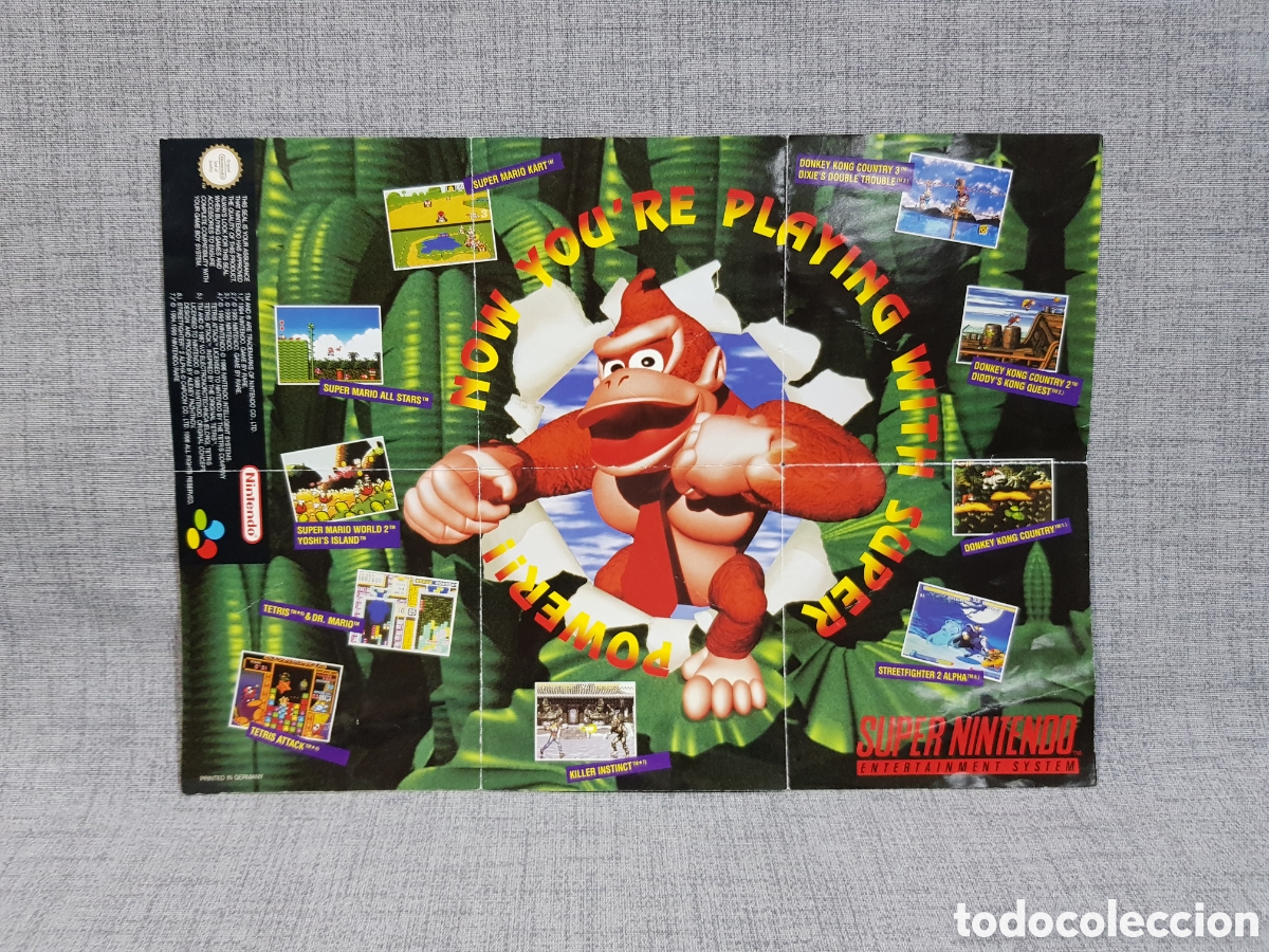 Videojuegos y consolas: NINTENDO FOLLETO PUBLICITARIO SUPER NINTENDO Y GAME BOY