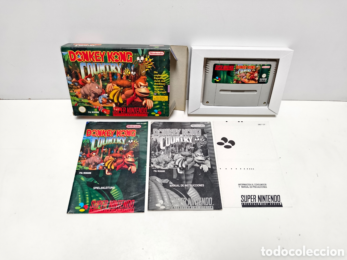 Videojuegos y consolas: Donkey Kong Country super nintendo SNES