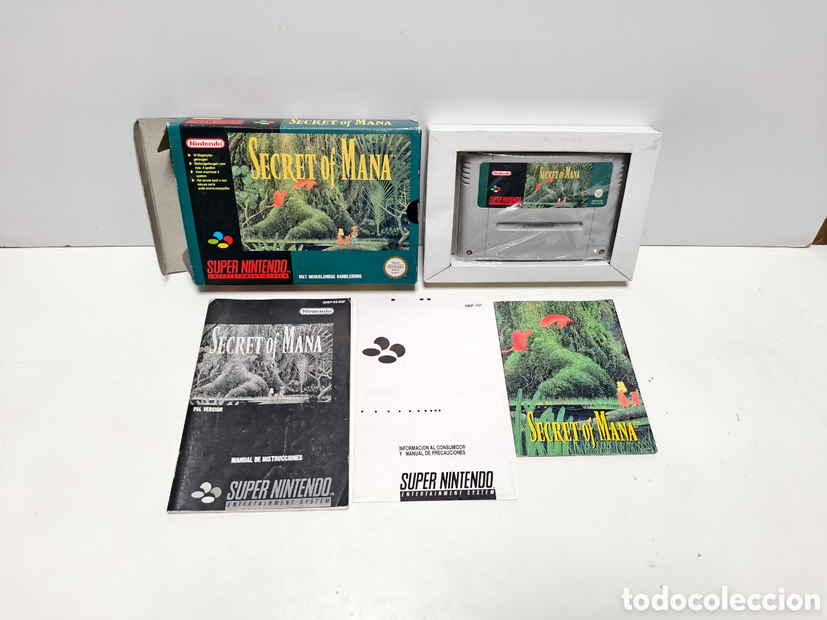 Videojuegos y consolas: Secret of Mana super nintendo SNES