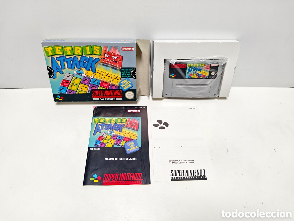 Videojuegos y consolas: Tetris Attack super nintendo SNES