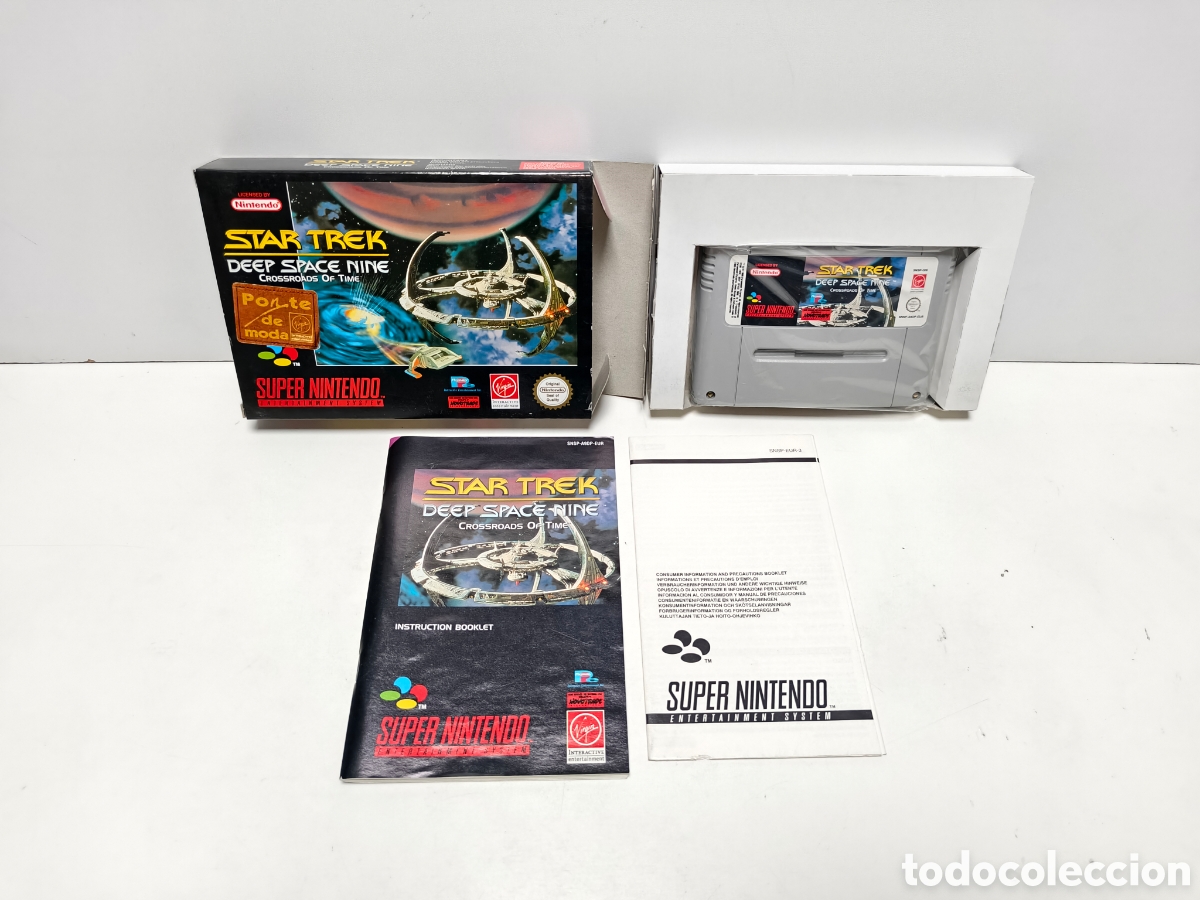 Videojuegos y consolas: Star Trek deep space nine super nintendo SNES