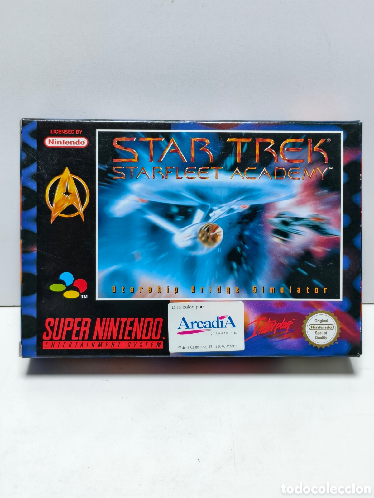 Videojuegos y consolas: Star Trek starfleet academy super nintendo SNES