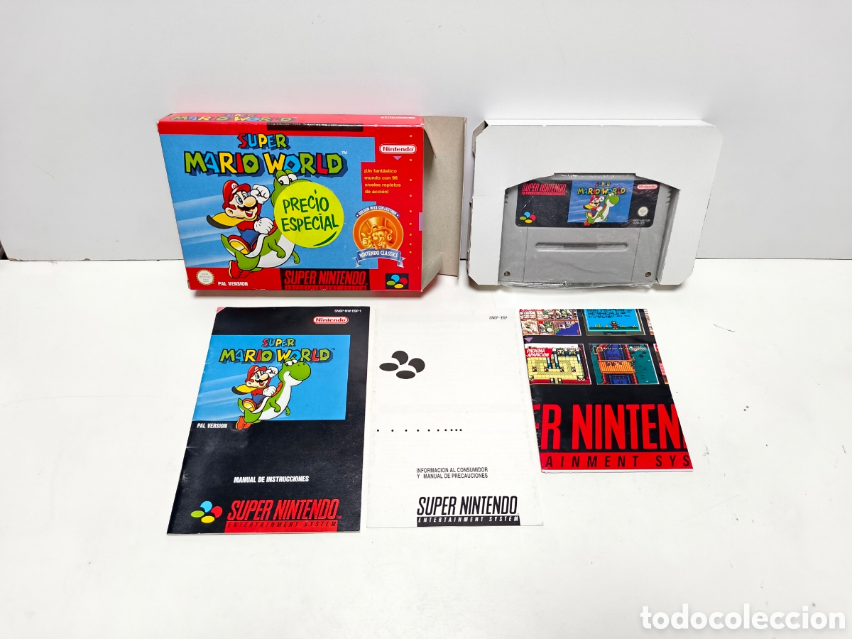 Videojuegos y consolas: Super Mario World classics super nintendo SNES