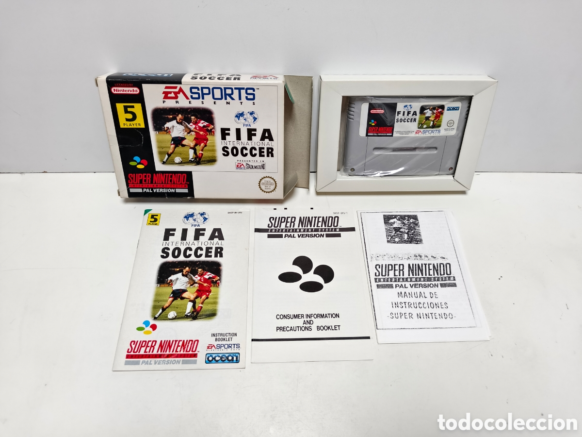 Videojuegos y consolas: Fifa International Soccer super nintendo SNES