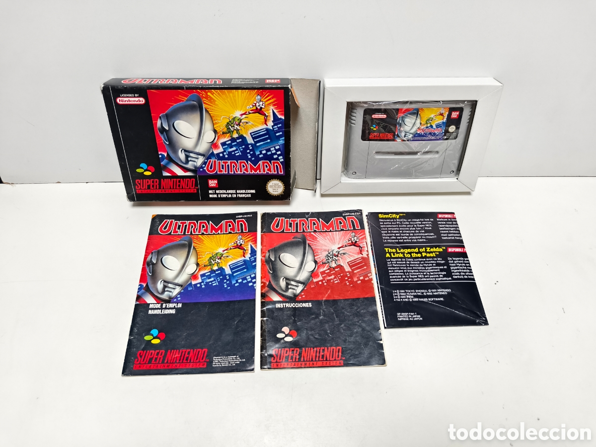 Videojuegos y consolas: Ultraman super nintendo SNES