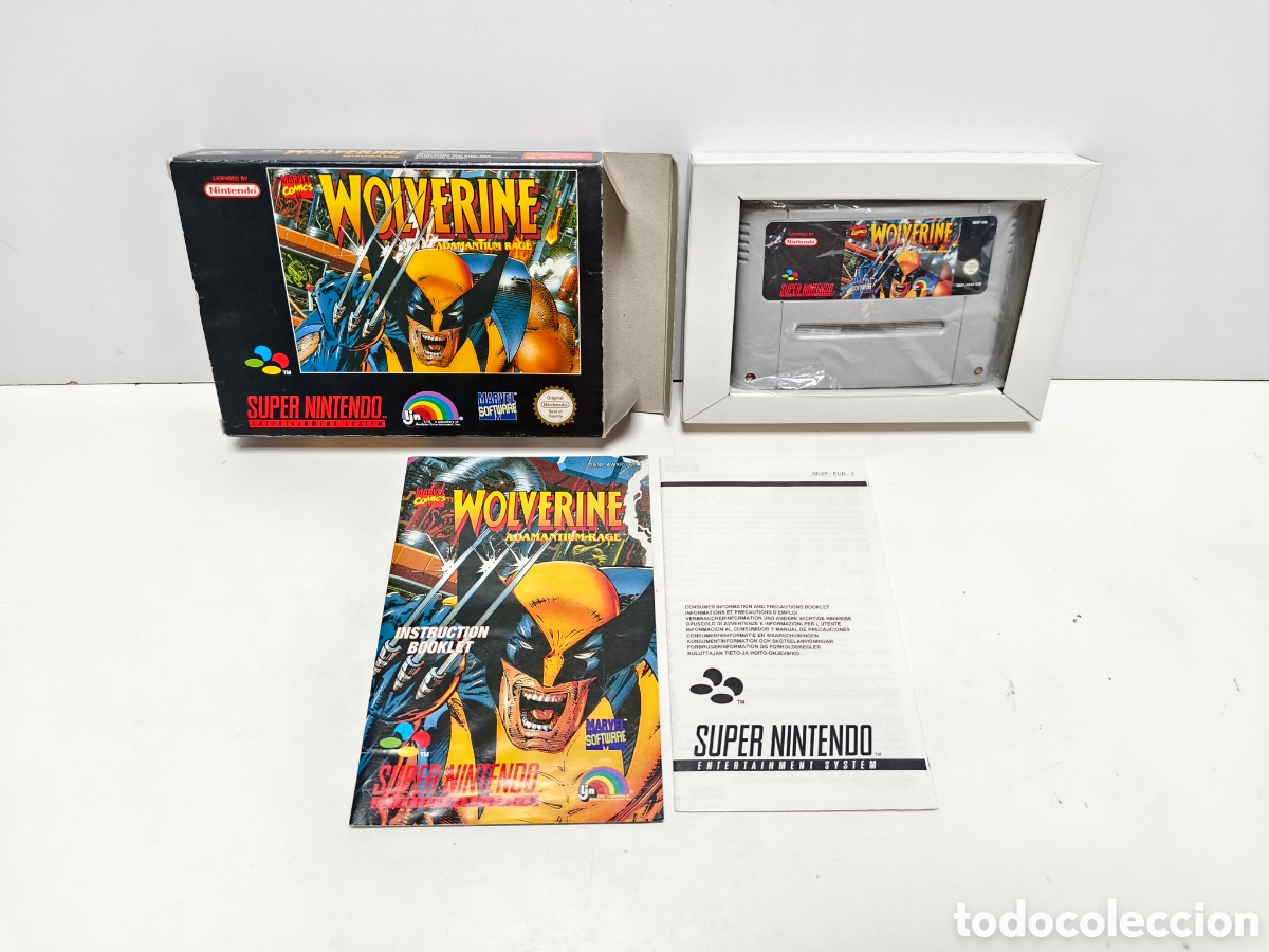 Videojuegos y consolas: Wolverine super nintendo SNES