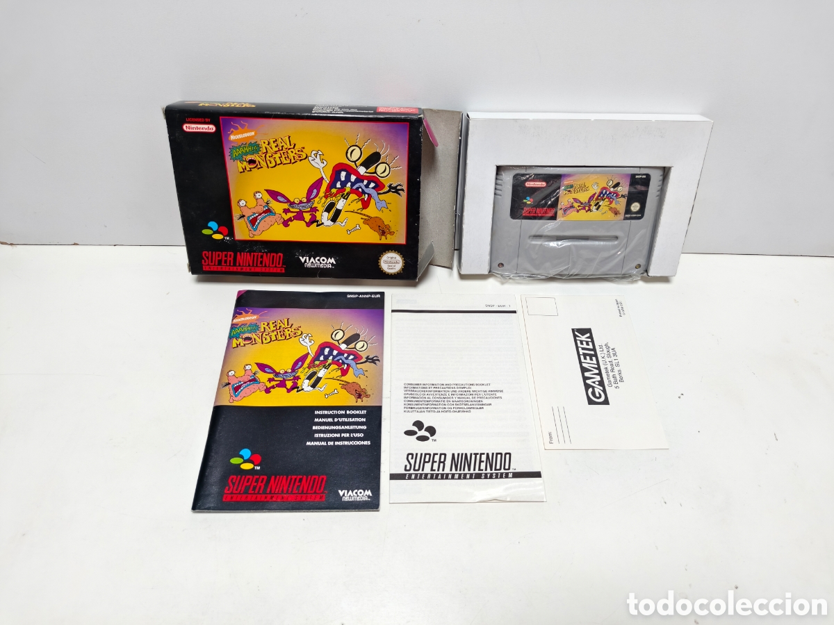 Videojuegos y consolas: Aaahh!!! Real Monsters super nintendo SNES