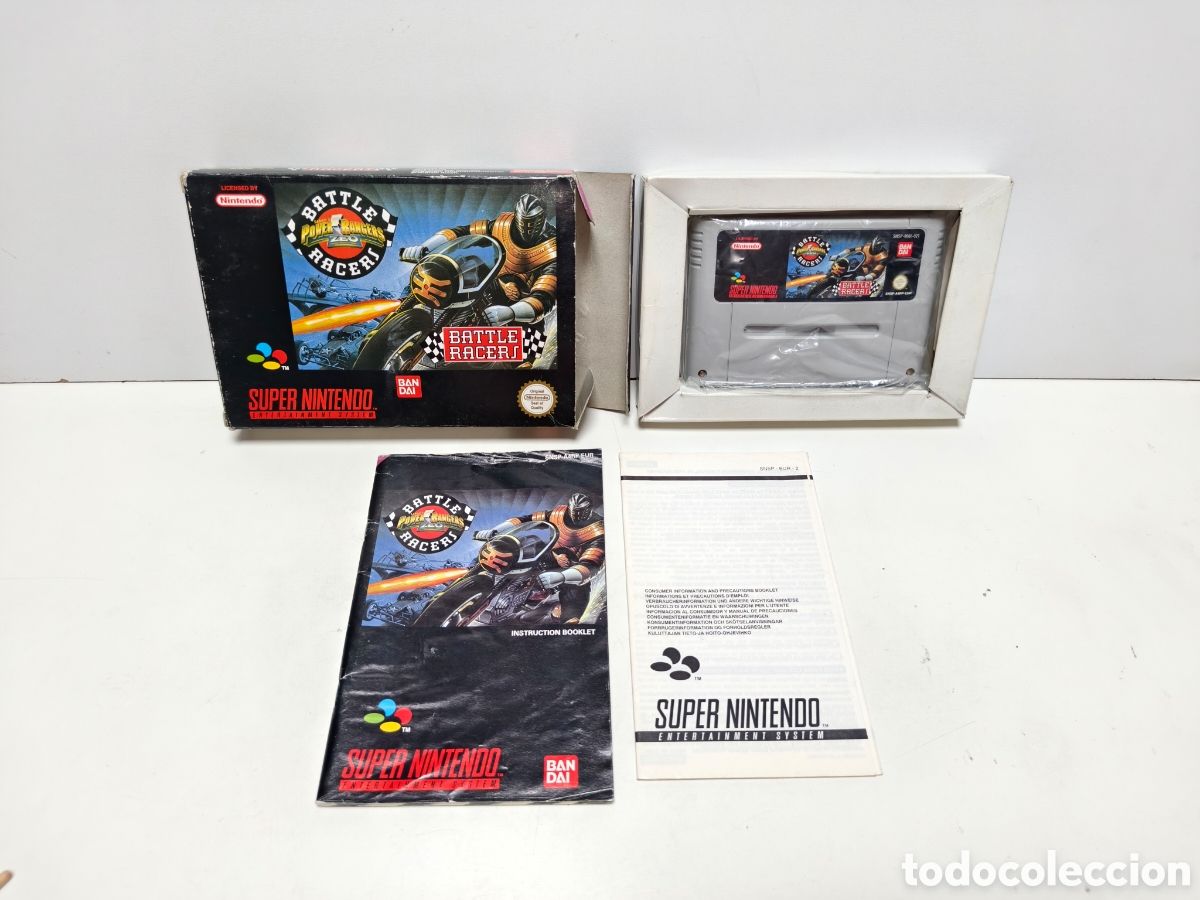 Videojuegos y consolas: Power Rangers Battle Racer super nintendo SNES