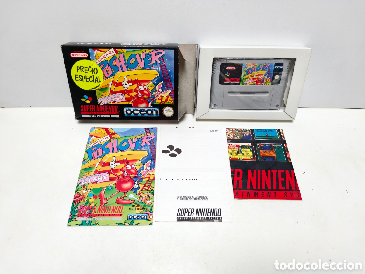 Videojuegos y consolas: Push-Over super nintendo SNES