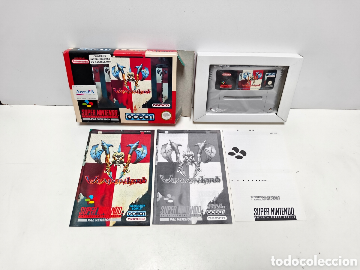 Videojuegos y consolas: WeaponLord weapon lord super nintendo SNES