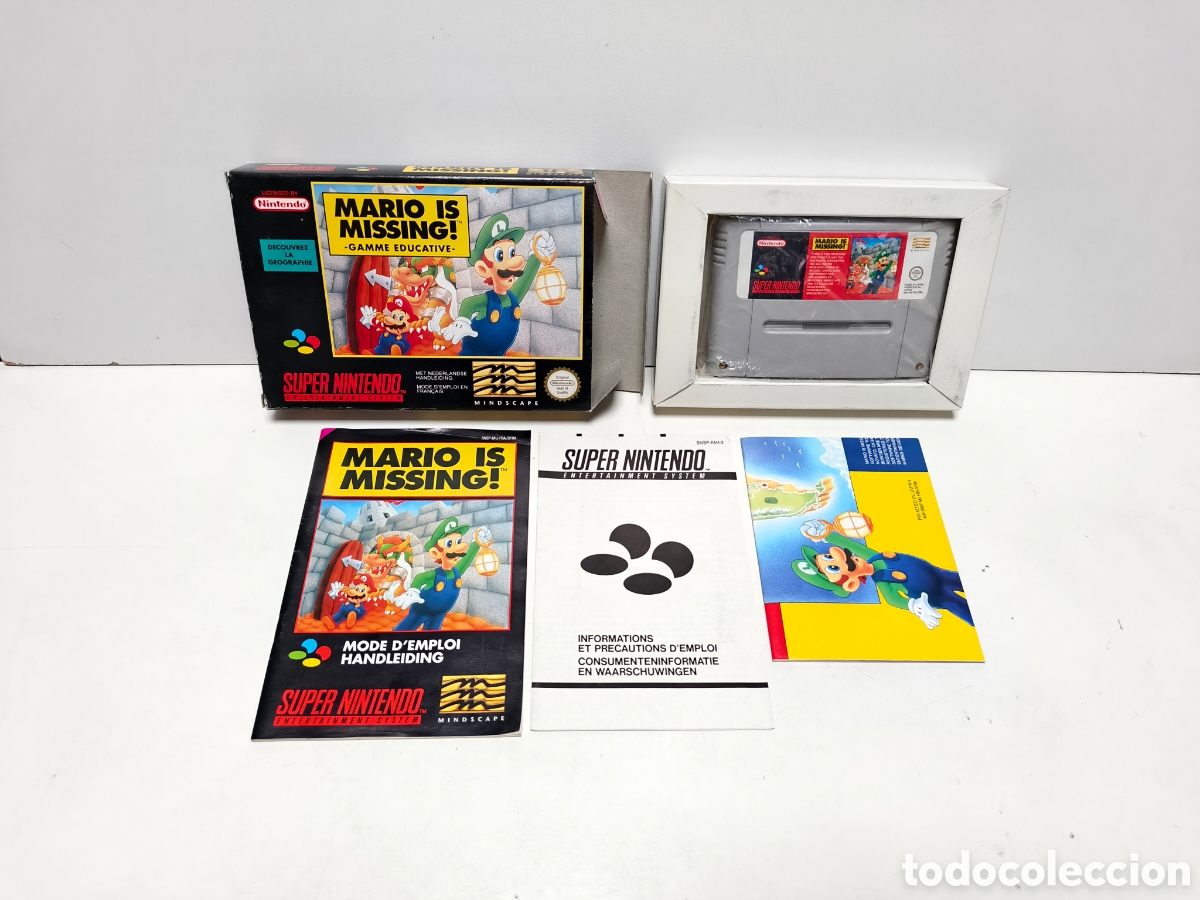 Videojuegos y consolas: Mario is Missing! super nintendo SNES