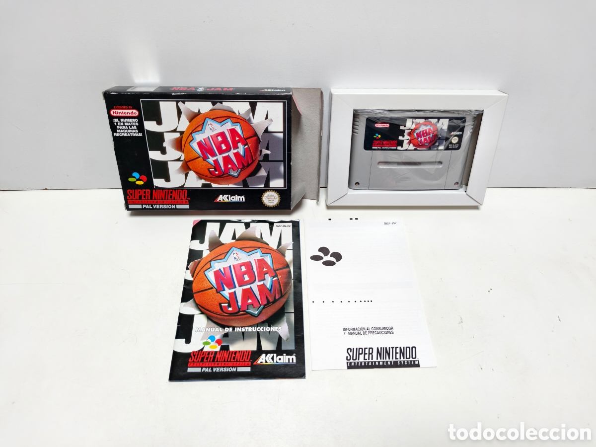 Videojuegos y consolas: NBA Jam super nintendo SNES