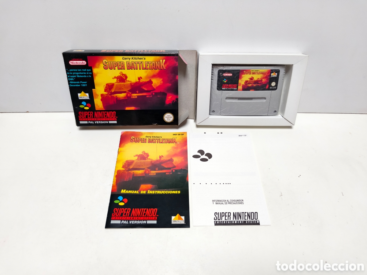 Videojuegos y consolas: Super Battletank super nintendo SNES
