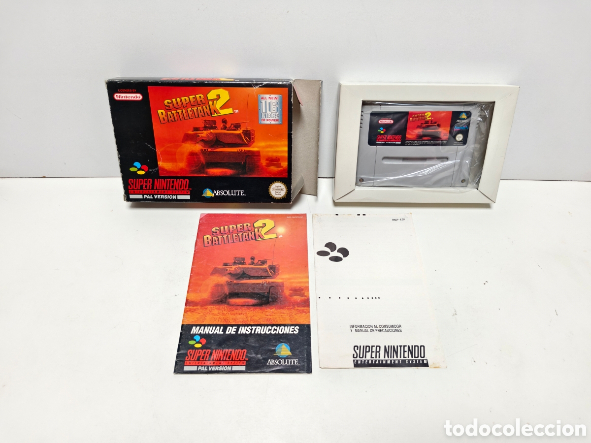 Videojuegos y consolas: Super Battletank 2 super nintendo SNES