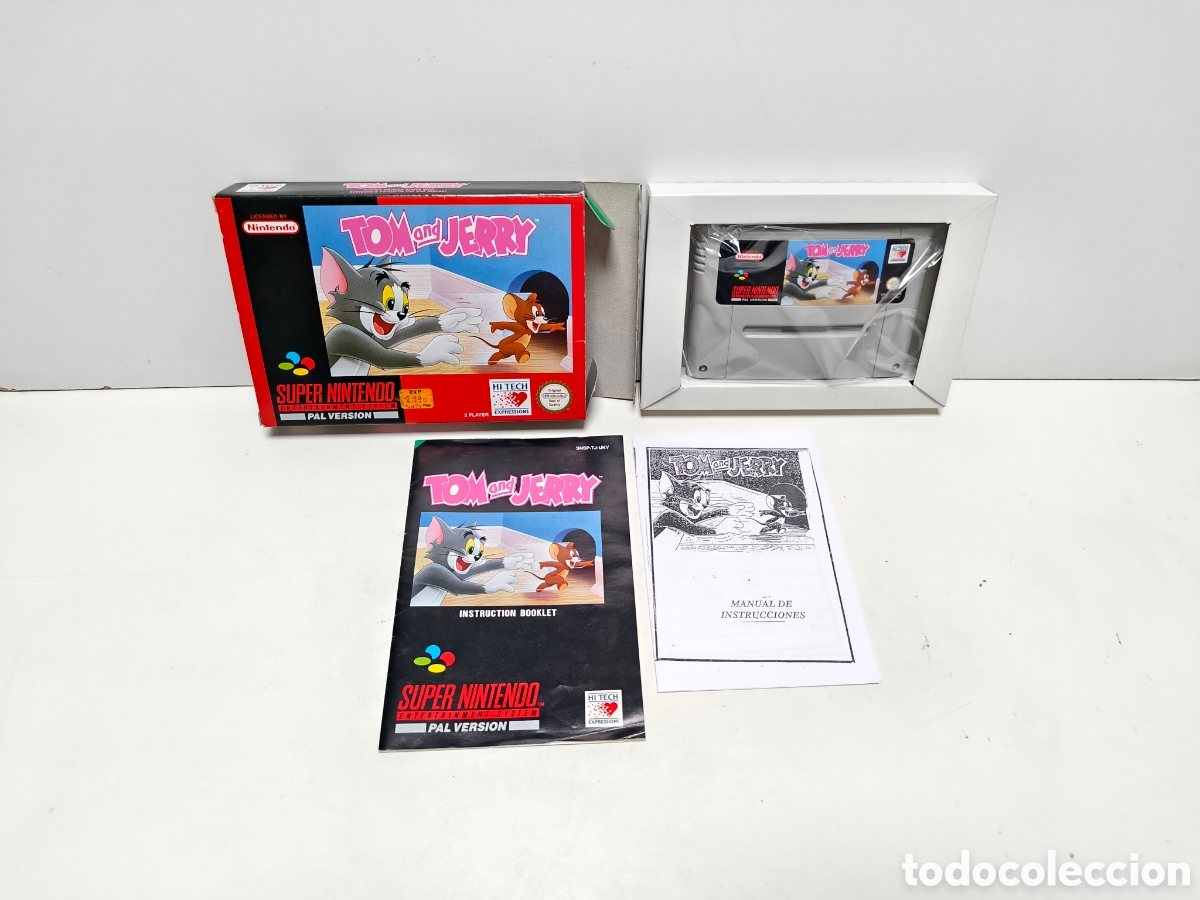 Videojuegos y consolas: Tom and Jerry super nintendo SNES