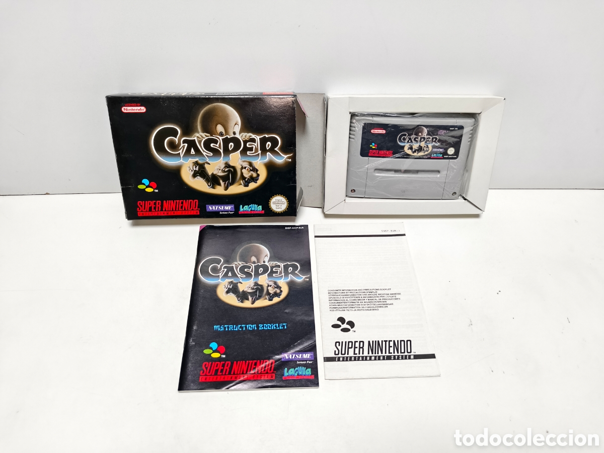 Videojuegos y consolas: Casper super nintendo SNES