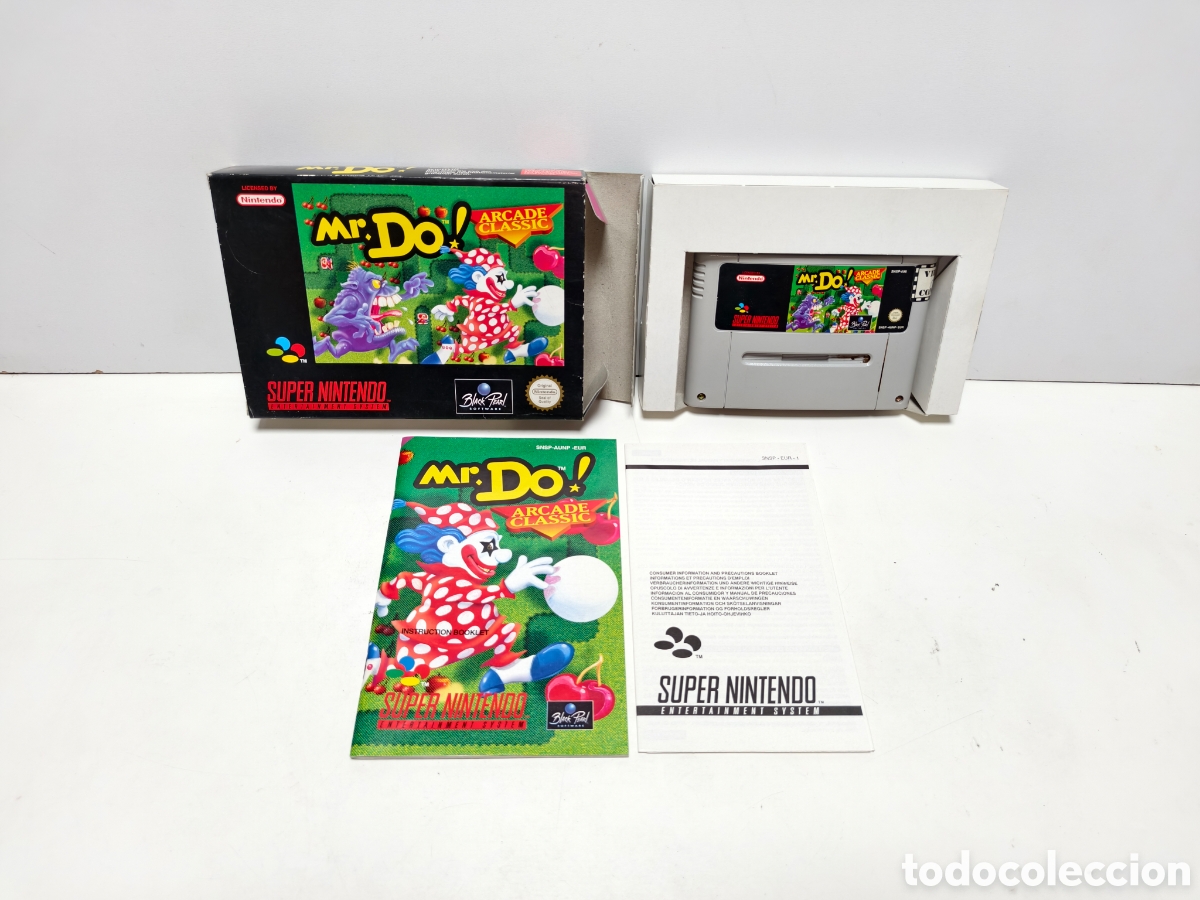 Videojuegos y consolas: Mr. Do! super nintendo SNES