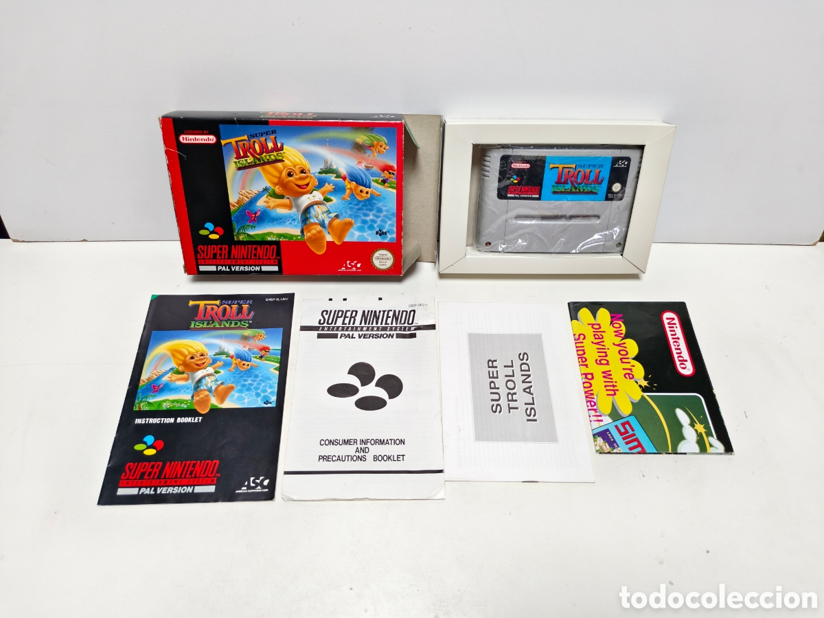 Videojuegos y consolas: Troll Islands super nintendo SNES