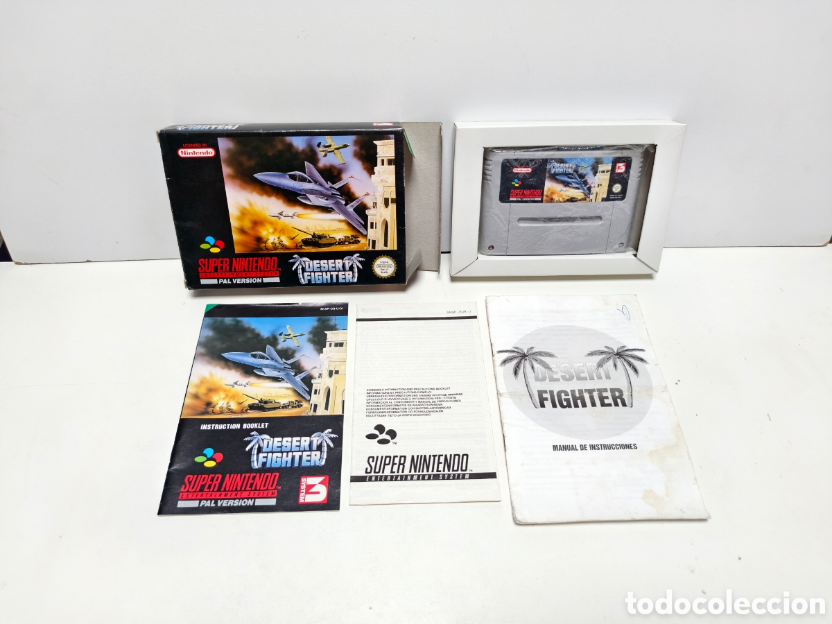 Videojuegos y consolas: Desert Fighter super nintendo SNES