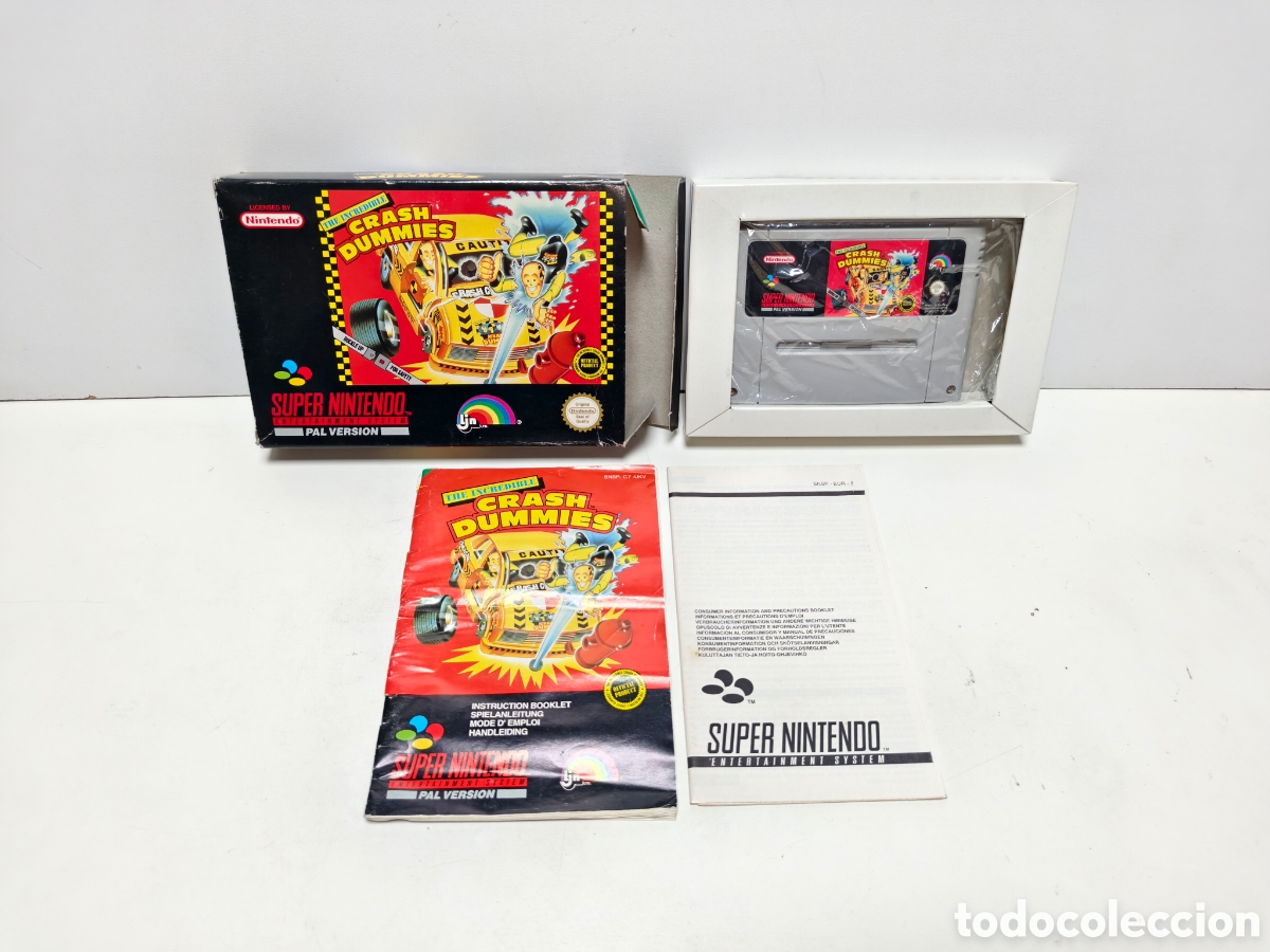 Videojuegos y consolas: Crash Dummies super nintendo SNES