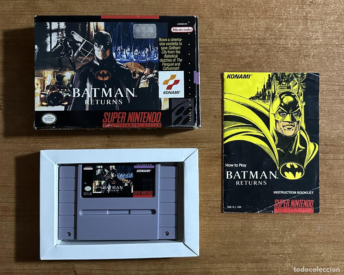 Videojuegos y consolas: BATMAN RETURNS SNES USA