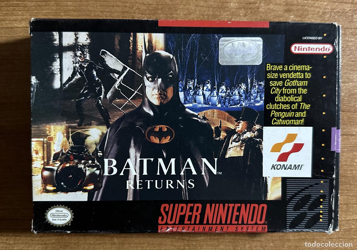 Videojuegos y consolas: BATMAN RETURNS SNES USA - Foto 2