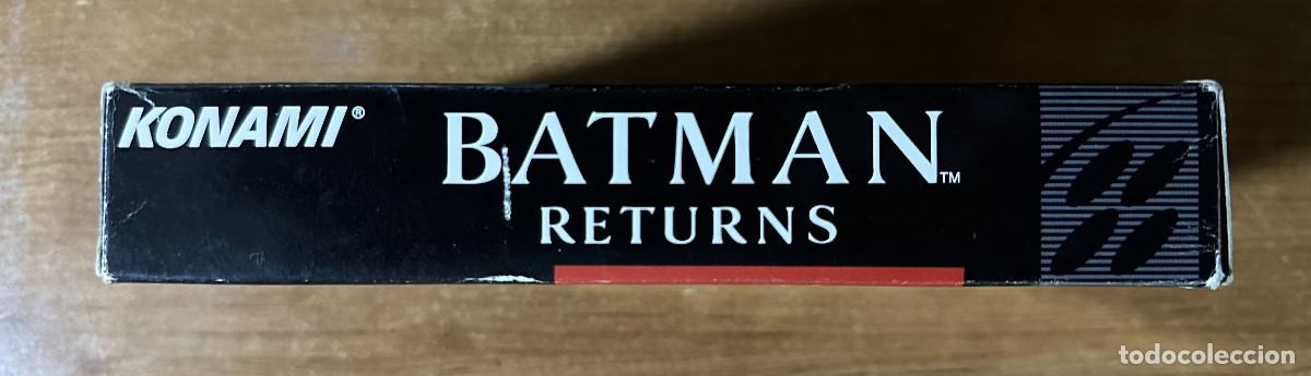 Videojuegos y consolas: BATMAN RETURNS SNES USA - Foto 4