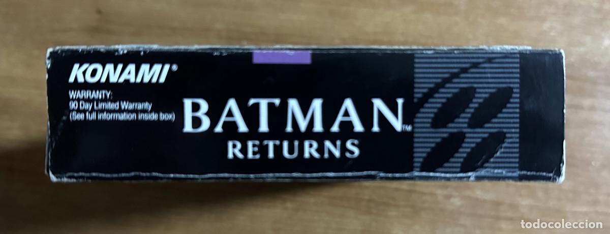 Videojuegos y consolas: BATMAN RETURNS SNES USA - Foto 7