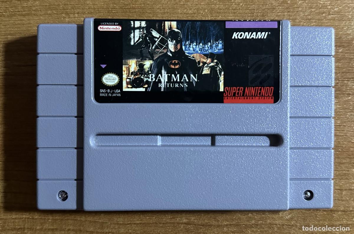 Videojuegos y consolas: BATMAN RETURNS SNES USA - Foto 8