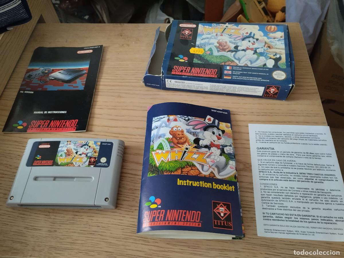 Videojuegos y consolas: juego super nintendo whizz