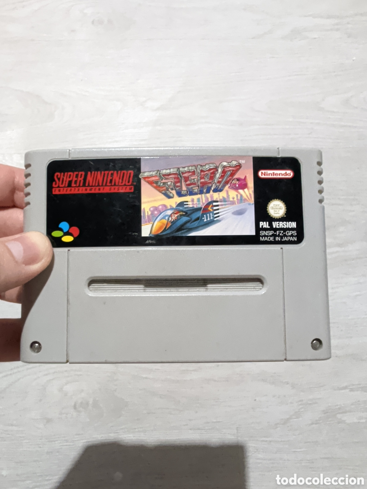 Videojuegos y consolas: Antiguo juego Super Nintendo Fzero original